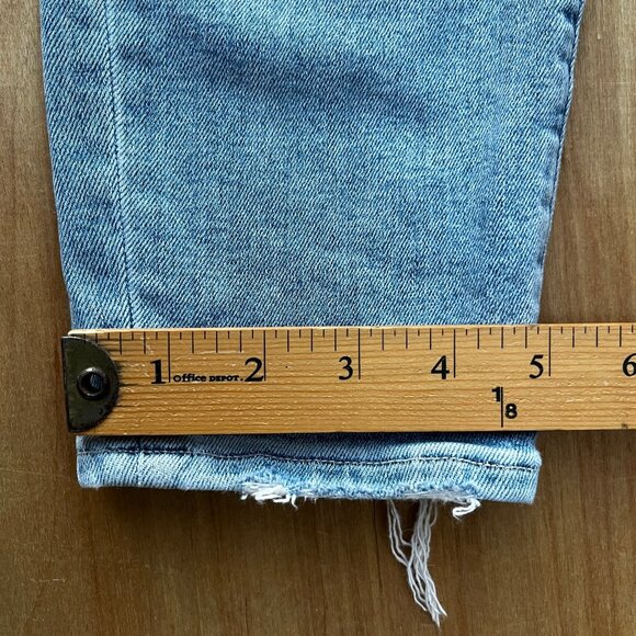 ABERCROMBIE & FITCH CURVE LOVE HIGH RISE SUPER SKINNY ANKLE WOMEN’S JEANS 28/6 - Picture 16 of 16